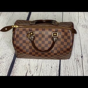 💯 Preloved Authentic Speedy 30 Damier Ebene!!